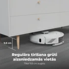 Putekļu sūcējs robots Aeno RC8S White [Mazlietots]